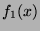 $\displaystyle f_1(x)$