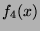 $\displaystyle f_4(x)$