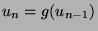 $u_n=g(u_{n-1})$